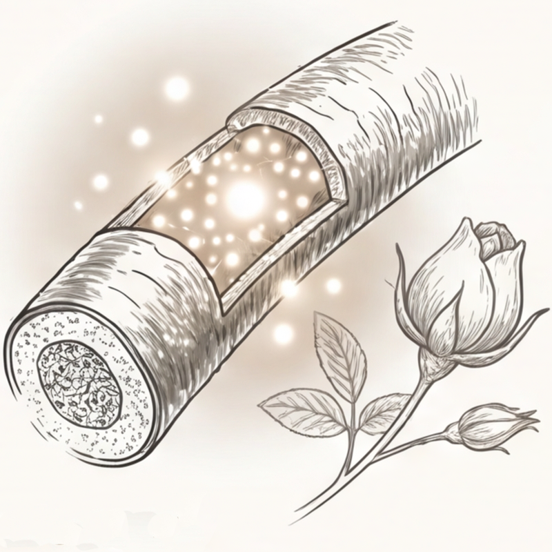 贅沢な栄養を、髪の最深部へ